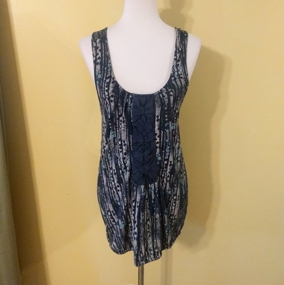 Silence + noise crochet boho tank top sz small *L